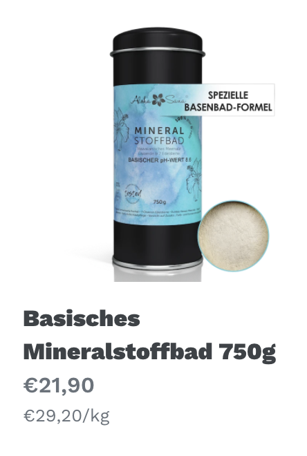 Basisches Mineralstoffbad 750g